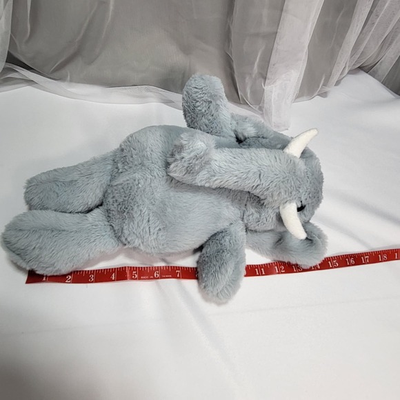 Cozy Friends 15" Grey Elephant Stuffed Plush Reusable Hot/Cold Therapy - Picture 9 of 9